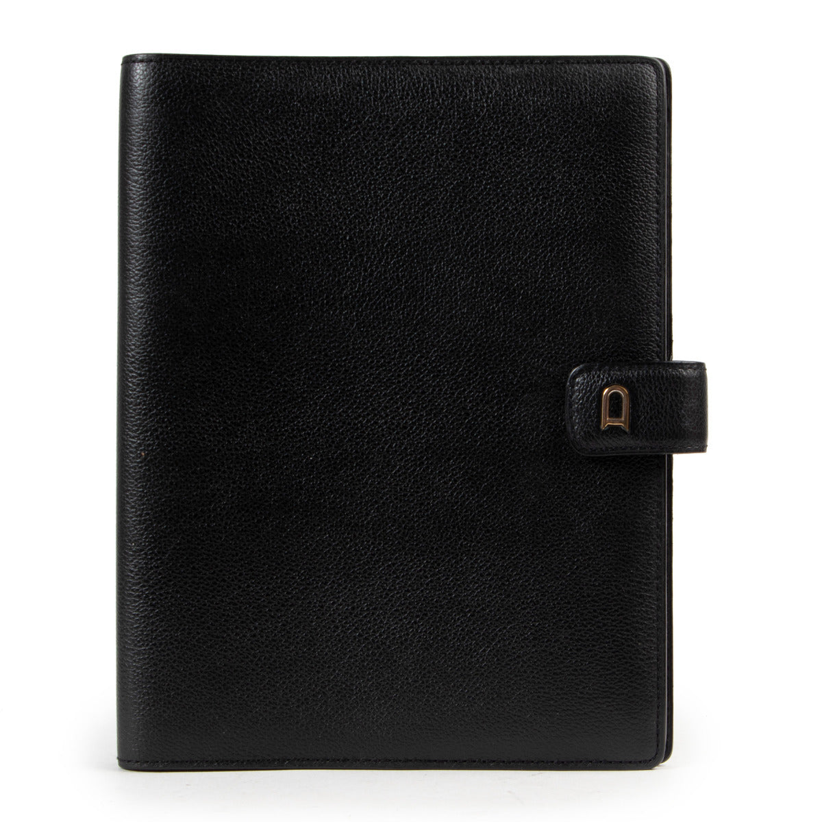 Delvaux Semainier 3 Zwart Jumping Leren Agendahoes