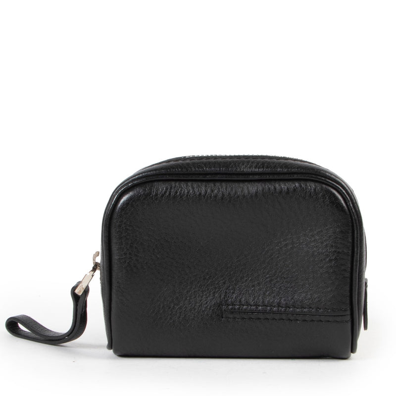Shop safe online authentic second hand Delvaux Black Leather Pochette. Buy online Delvaux Black Leather Pochette in a safe way. Shop Delvaux Black Leather Pochette online safely.