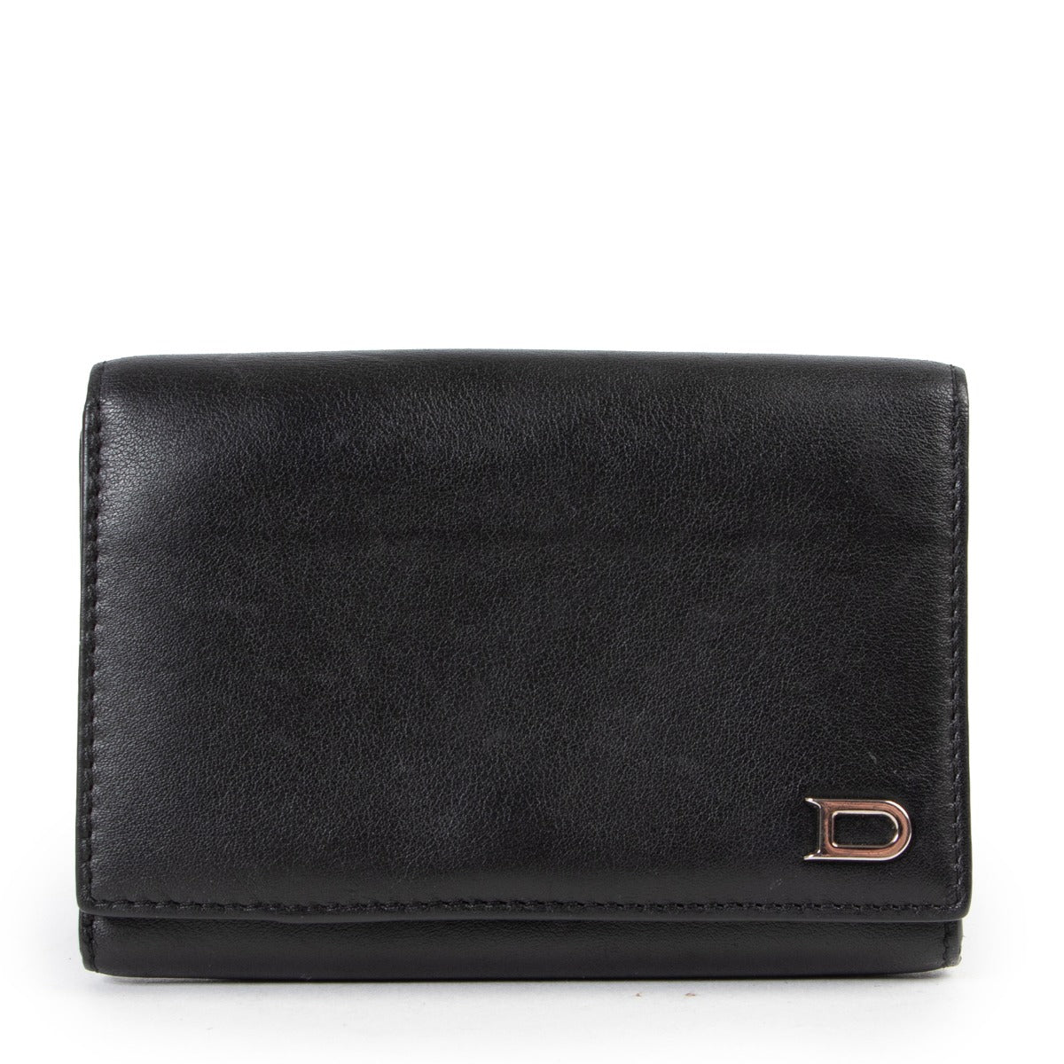 Delvaux Black Leather Wallet on Labellov, Worldwide Shipping
