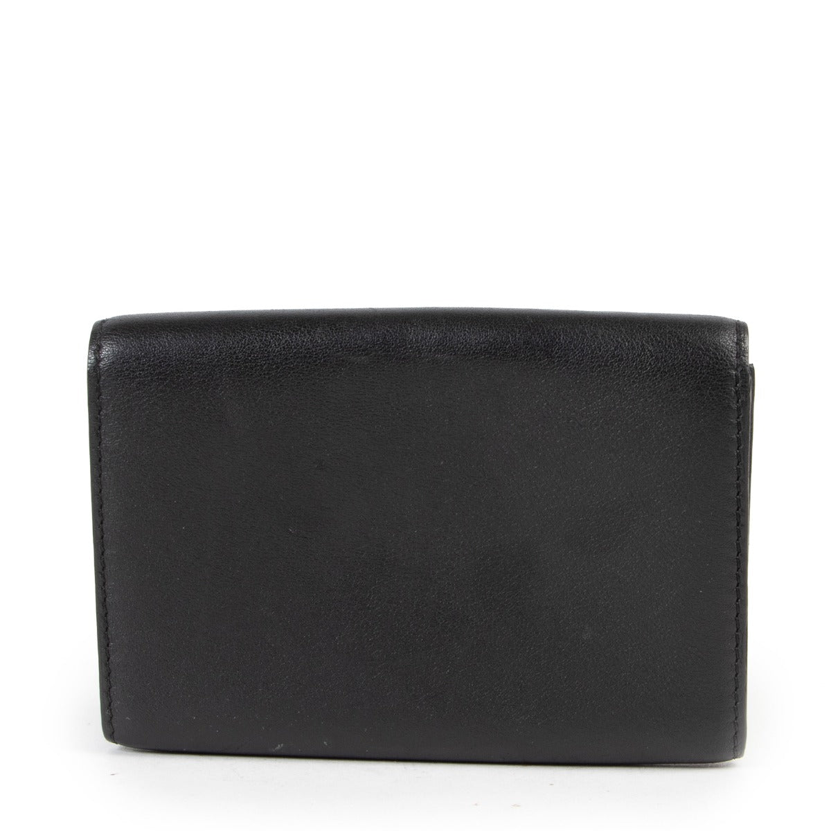 Buy in very good condition a Delvaux Black Leather Wallet