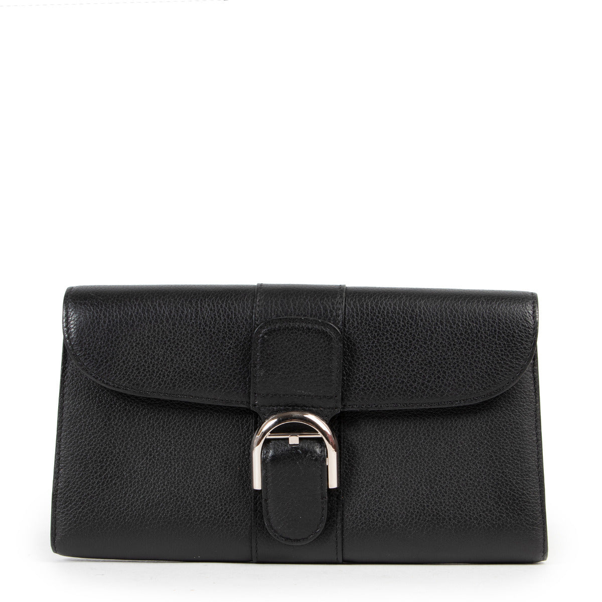 Delvaux Black Brillant PTF Long Sellier Wallet