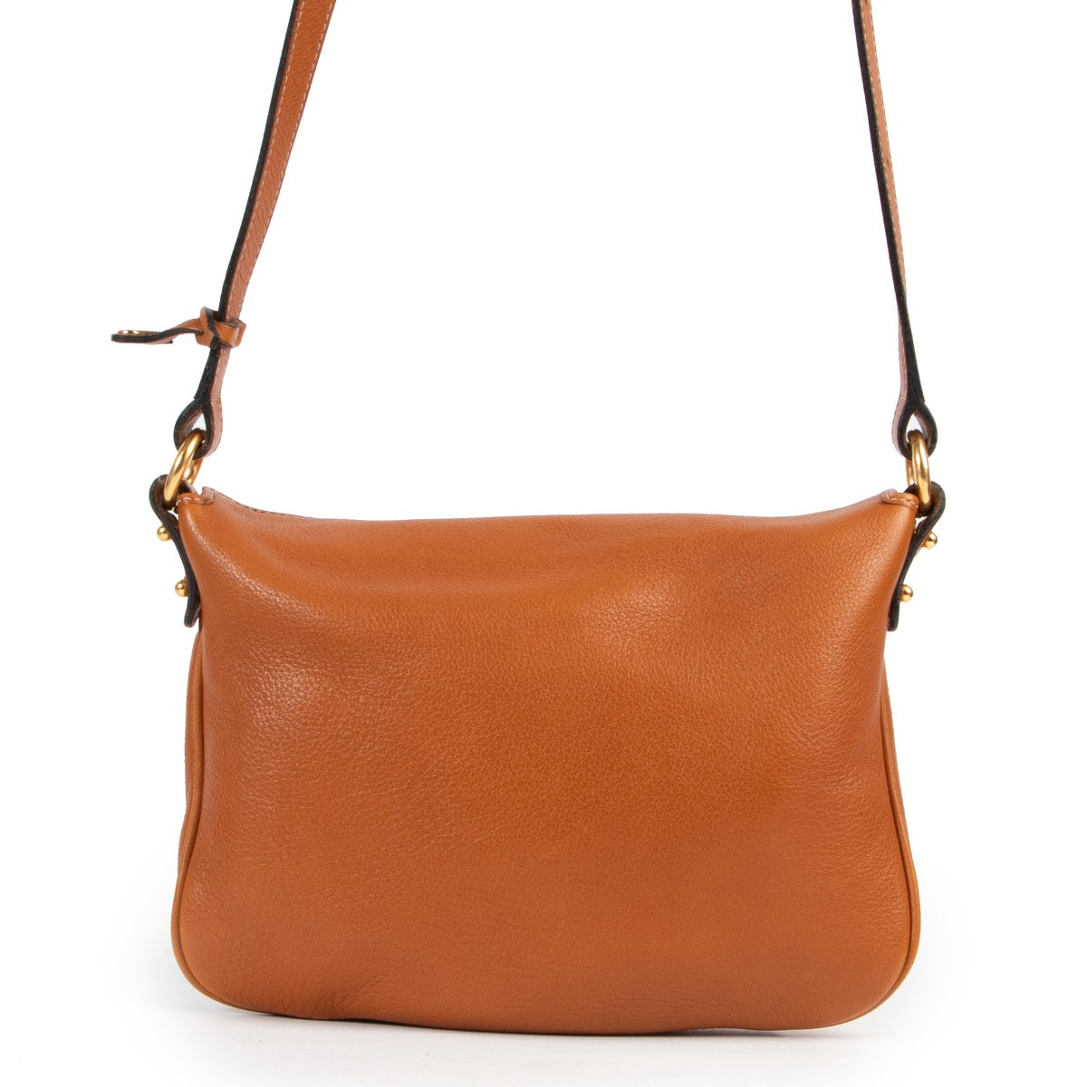 Shop safe online authentic second hand Delvaux Cognac Shoulder bag in very good condition at Labellov.Com.