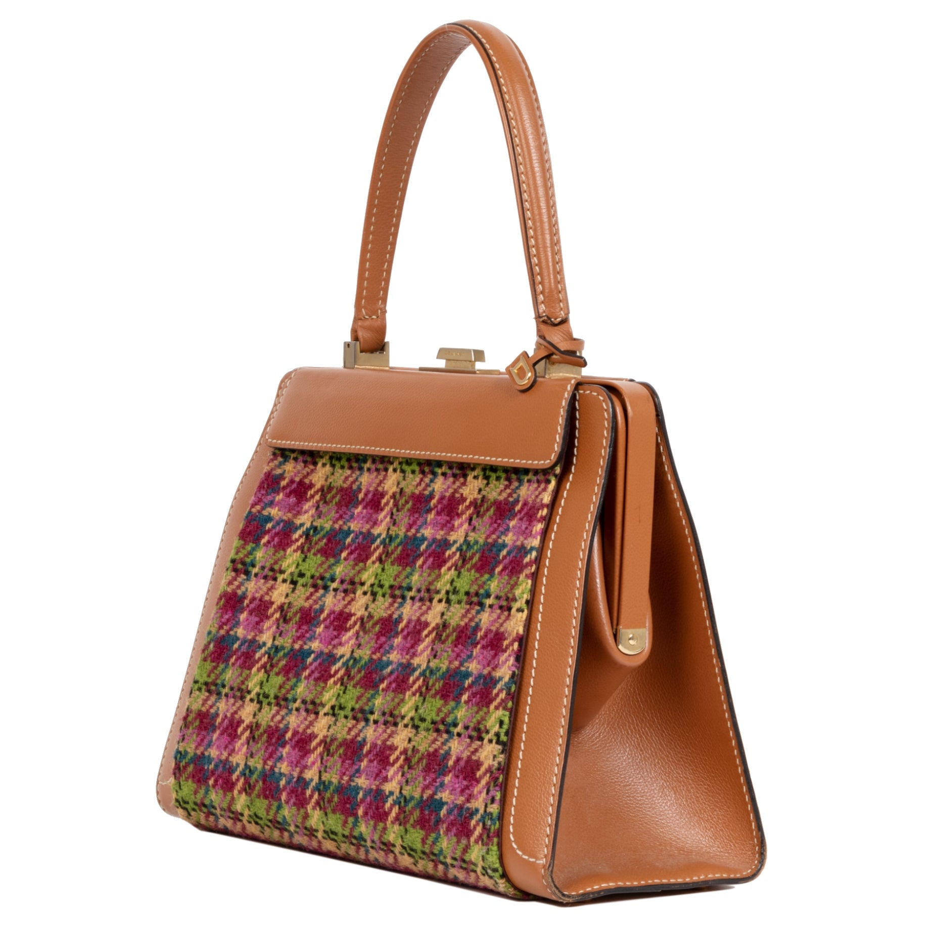 Authentic secondhand Delvaux Illusion Top Handle Bag designer bags luxury vintage webshop designer brands fashion safe secure online shopping worldwide shipping
