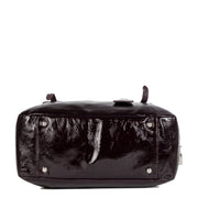 Authentieke Tweedehands Prada Patent Leather Bowler Bag juiste prijs veilig online shoppen luxe merken webshop winkelen Antwerpen België mode fashion