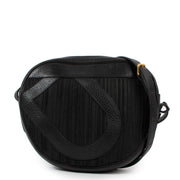 Buy an authentic second-hand Delvaux Black Toile De Cuir Crossbody Bag in very good condition at Labellov Antwerp.