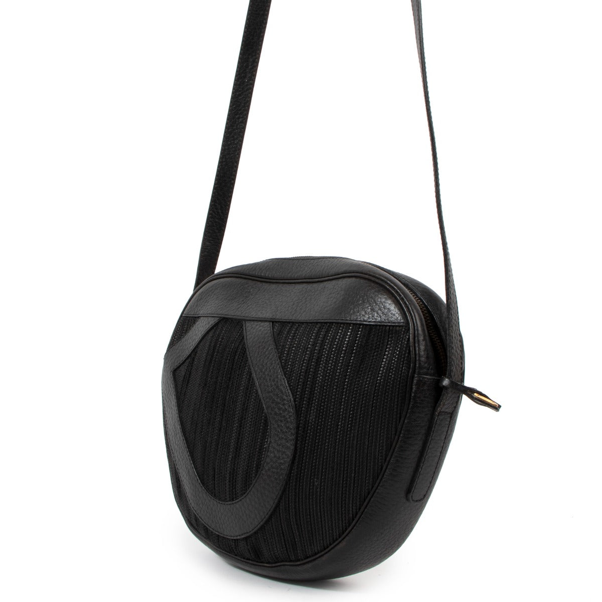Delvaux Black Toile De Cuir Vintage Crossbody Bag