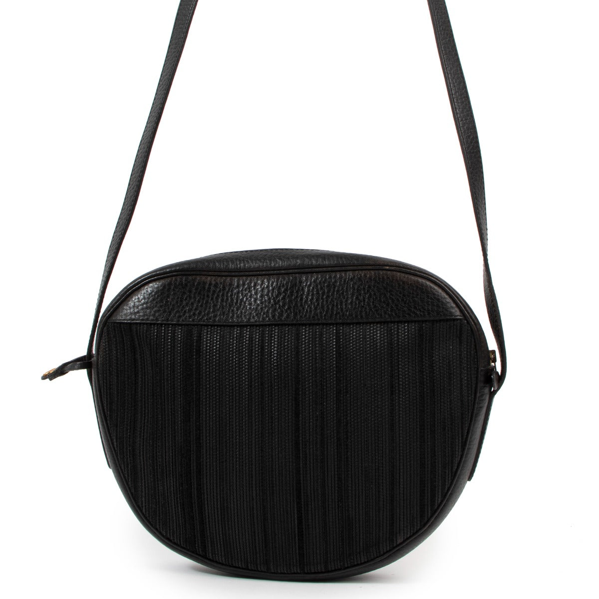 Delvaux Black Toile De Cuir Vintage Crossbody Bag
