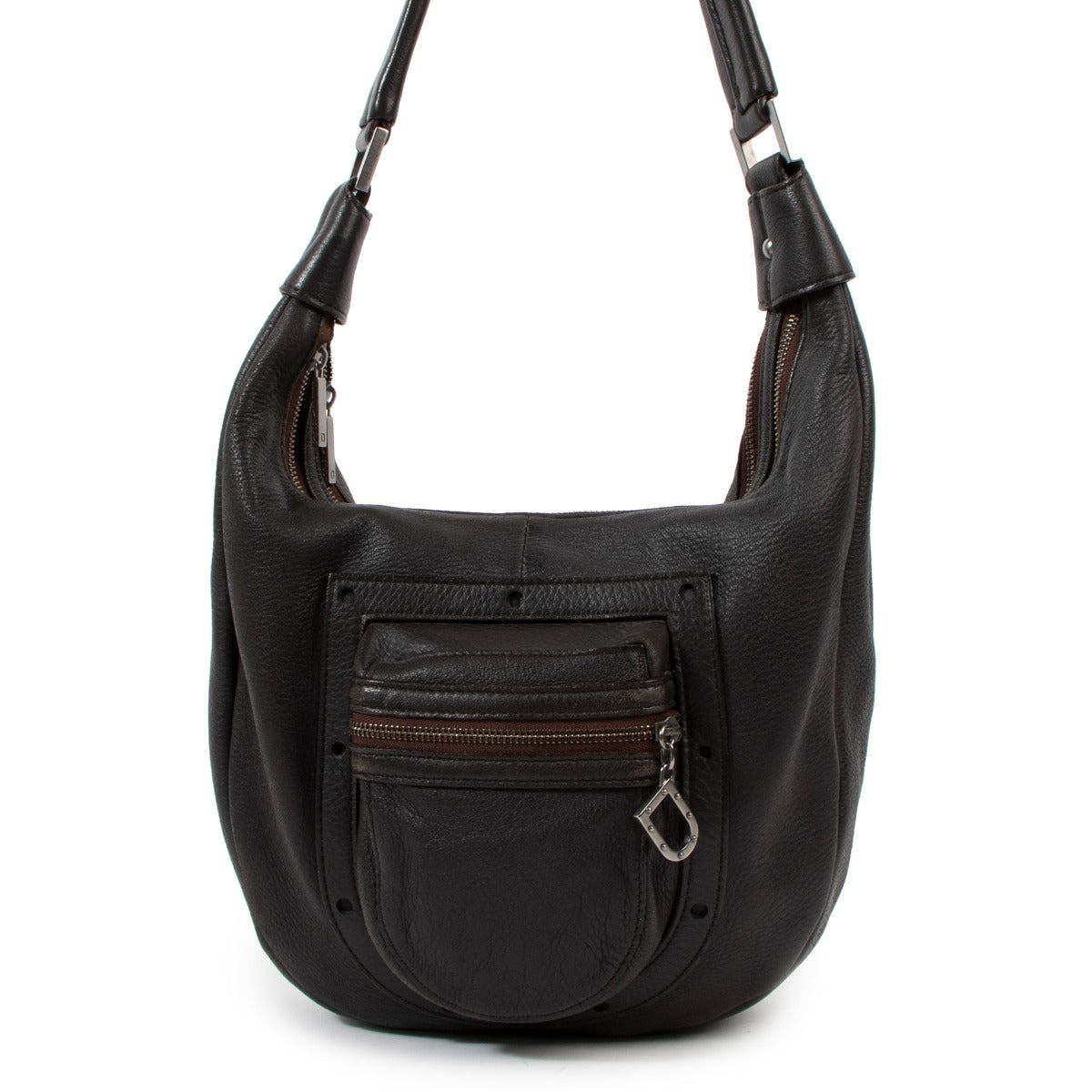 Delvaux Le Pauline Café Cerf Shoulder Bag