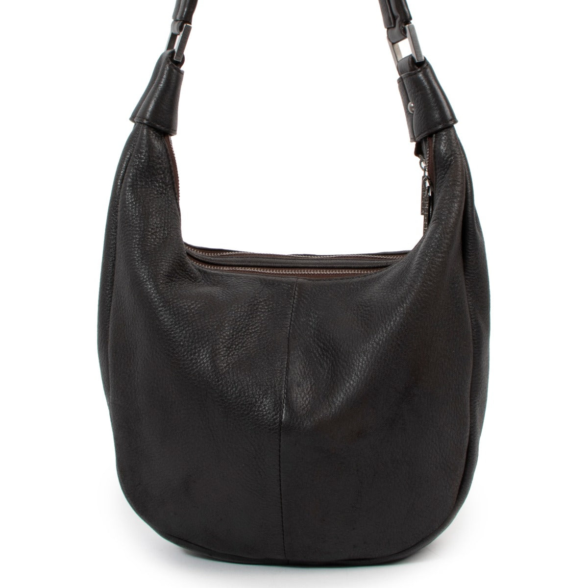 Sac à bandoulière Delvaux Le Pauline PM Café Cerf