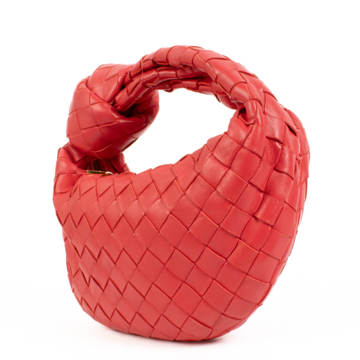Bottega Veneta Cranberry Intrecciato Mini Jodie