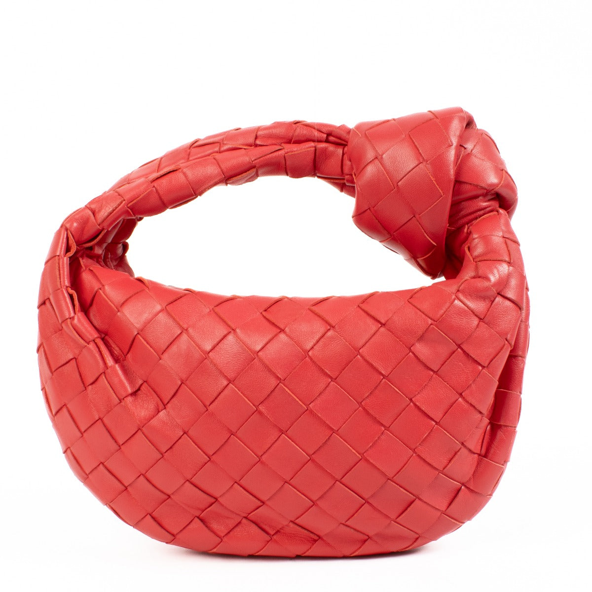 Bottega Veneta Cranberry Intrecciato Mini Jodie