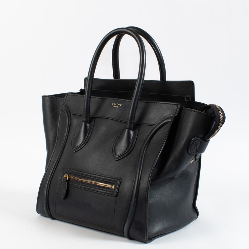 Shop 100% authentic second hand Celine Black Smooth Calf Mini Luggage Bag on Labellov.com