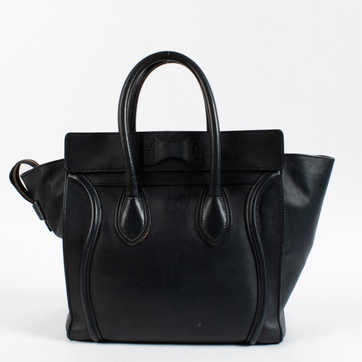 Shop 100% authentic second hand Celine Black Smooth Calf Mini Luggage Bag on Labellov.com