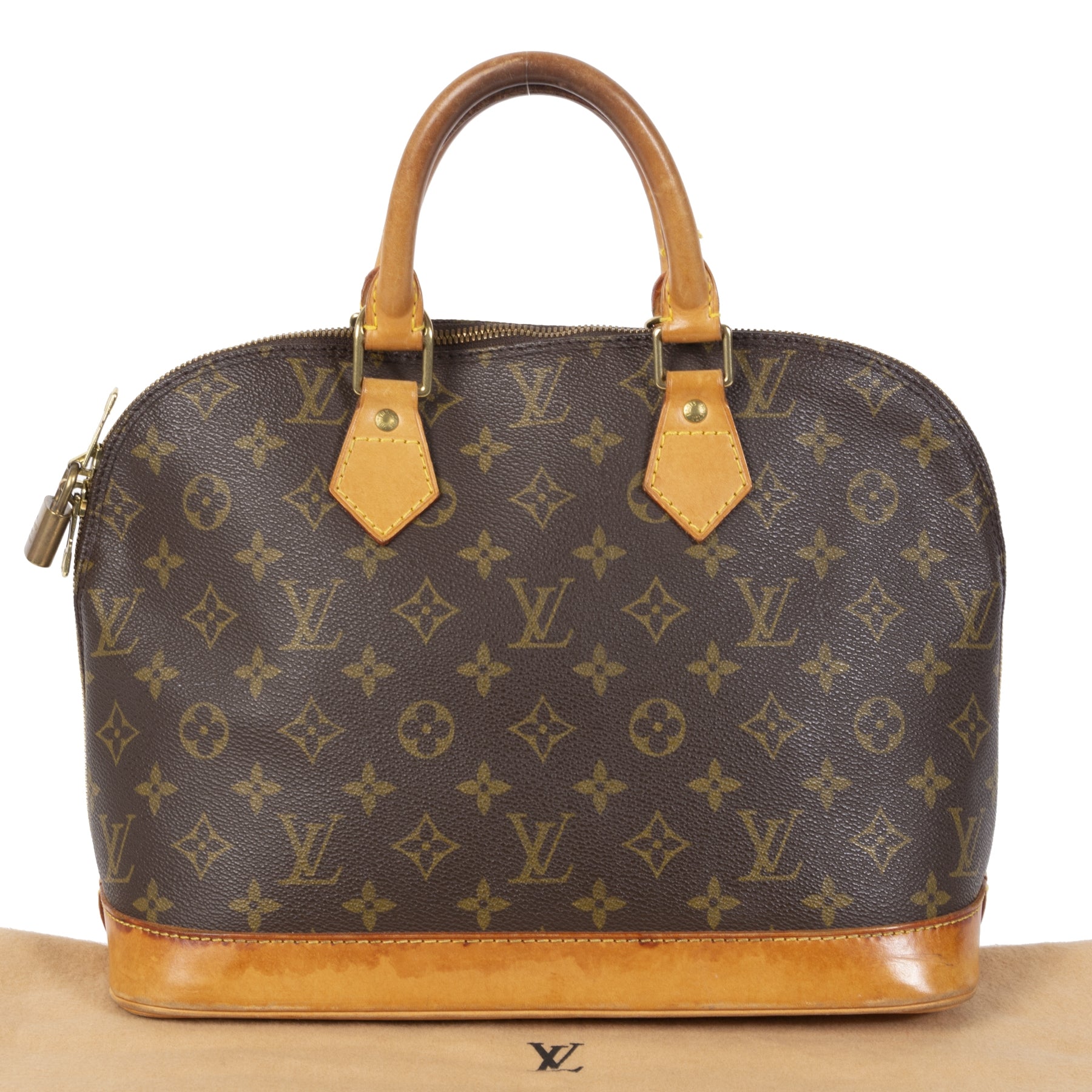 acheter en linge seconde main Louis Vuitton Alma Monogram