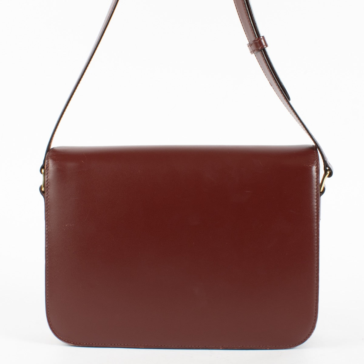 Authentic pre-loved Celine Burgundy Large Triomphe Bag on Labellov.com
