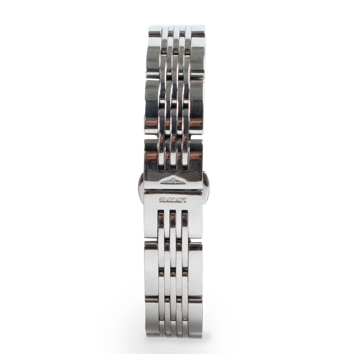 Shop safe online at Labellov in Antwerp this 100% authentic second hand Longines Silver Stainless Steel Equestrian Watch