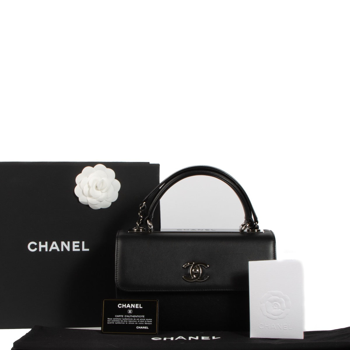 Shop 100% authentic secondhand Chanel Black Lambskin Small Trendy CC Bag on Labellov.com