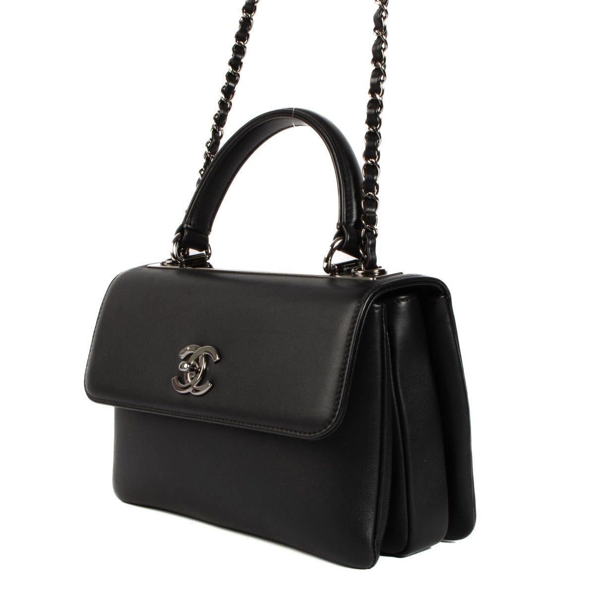 Shop 100% authentic secondhand Chanel Black Lambskin Small Trendy CC Bag on Labellov.com
