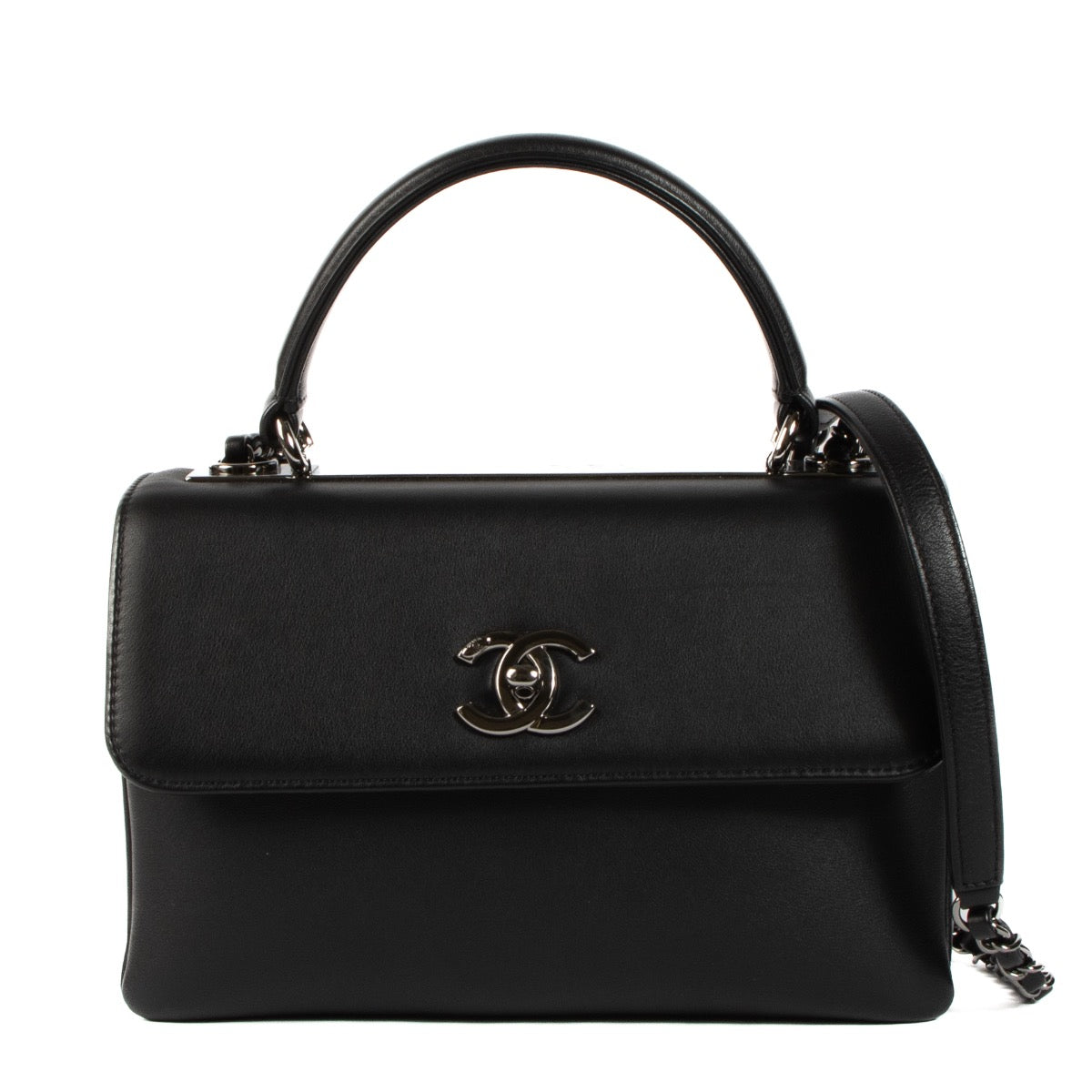 Shop 100% authentic secondhand Chanel Black Lambskin Small Trendy CC Bag on Labellov.com