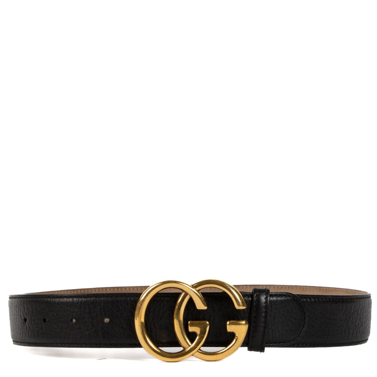 shop 100% authentic second hand Gucci Black Double G Belt - Size 80 on Labellov.com