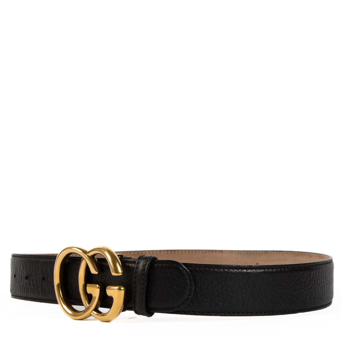 shop 100% authentic second hand Gucci Black Double G Belt - Size 80 on Labellov.com
