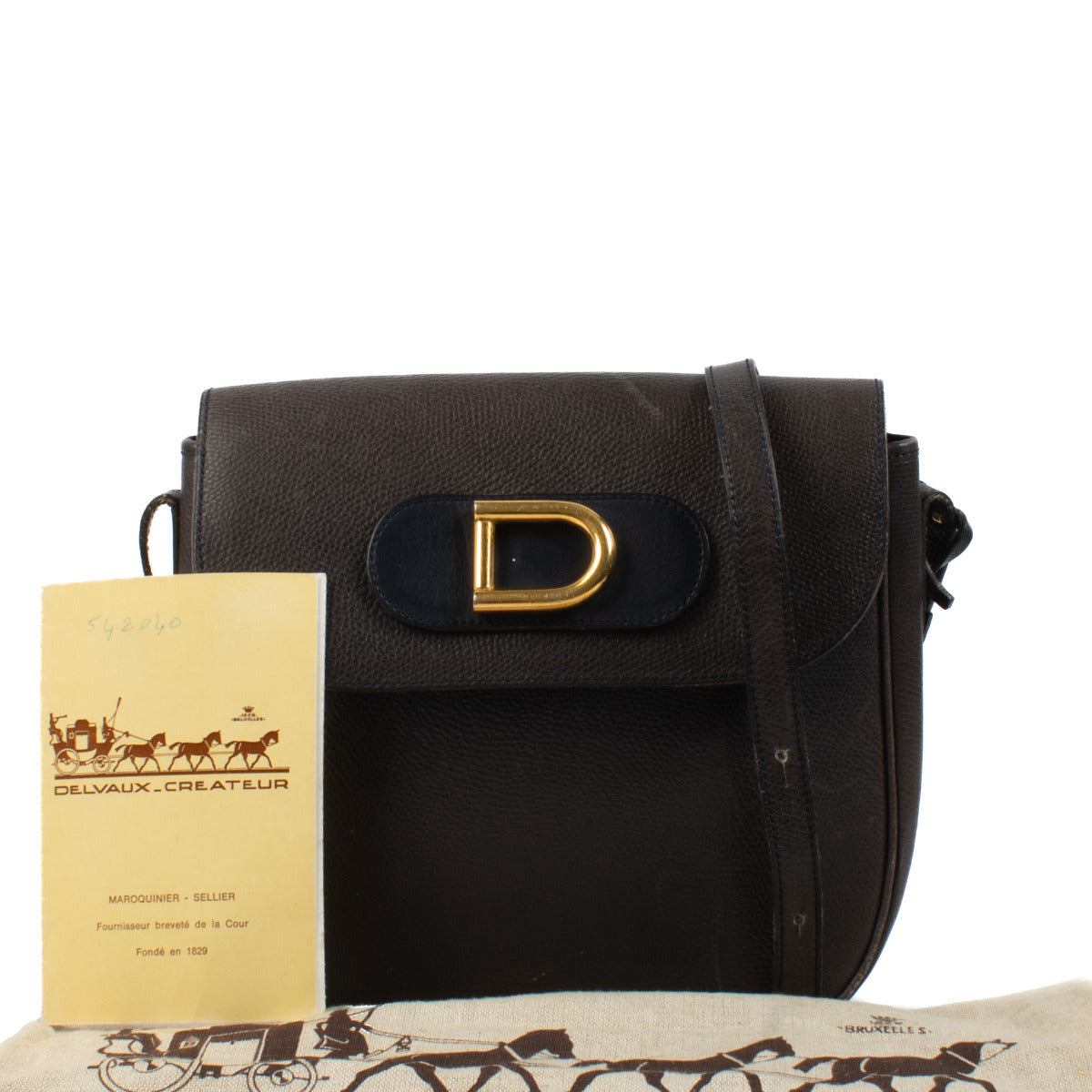 Are you looking for an authentic designer Delvaux Blue Vintage Crossbody Bag? We buy and sell your preloved and brand new designer items.