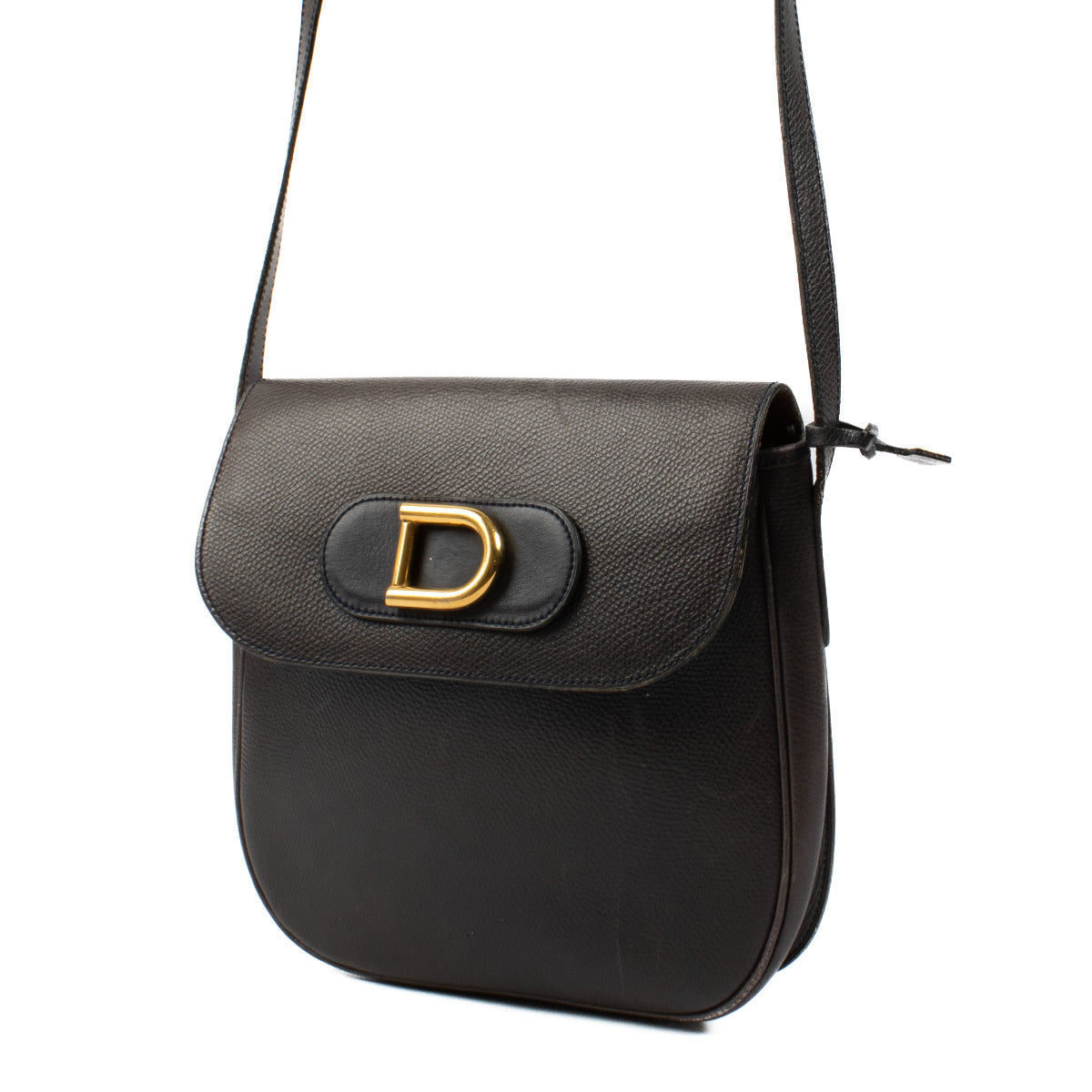 Koop en verkoop aan de beste prijs uw authentieke vintage designer items Delvaux Blue Vintage Crossbody Bag.