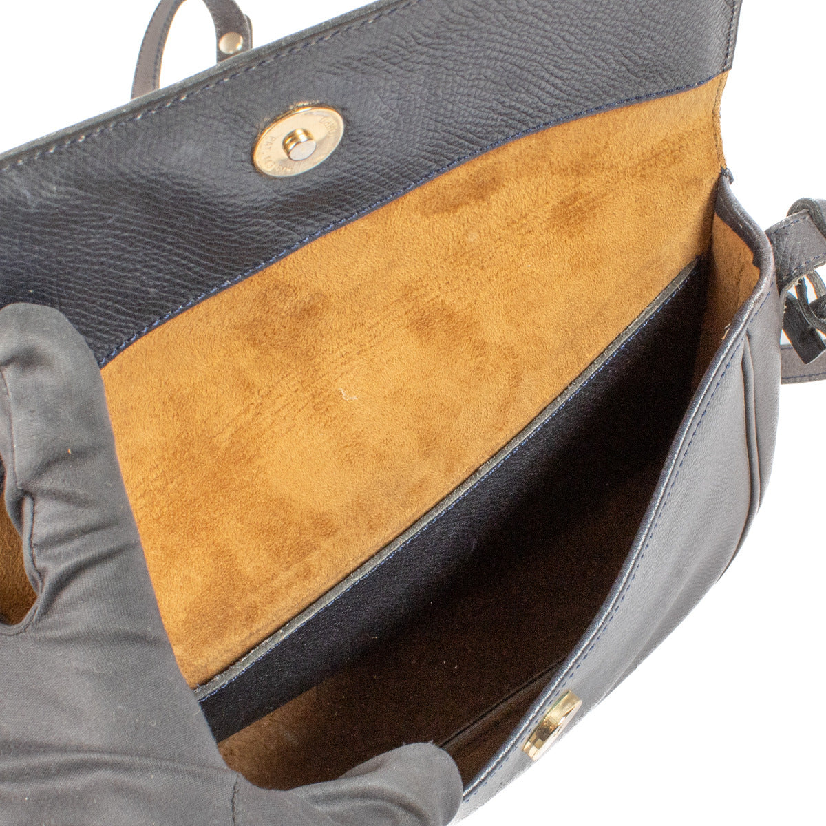 Delvaux Blauwe Vintage Crossbodytas