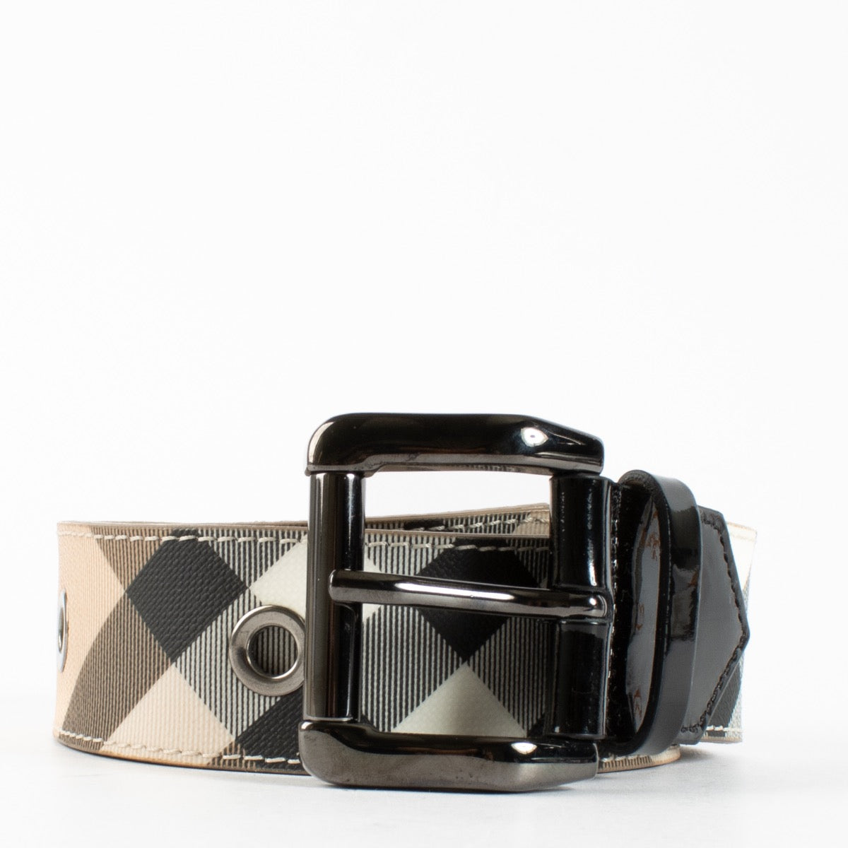 Authentic Second Hand Burberry Nova Check Belt Size 90 on Labellov.com
