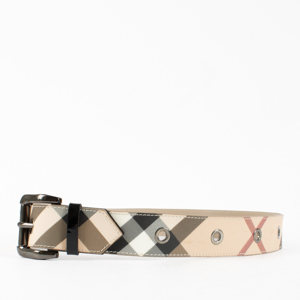 Authentic Second Hand Burberry Nova Check Belt Size 90 on Labellov.com