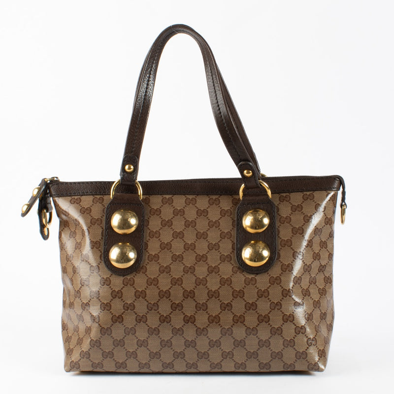 Authentic Second Hand Gucci Monogram Tote Bag on Labellov.com