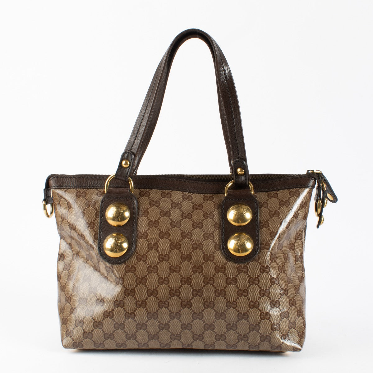 Authentic Second Hand Gucci Monogram Tote Bag on Labellov.com