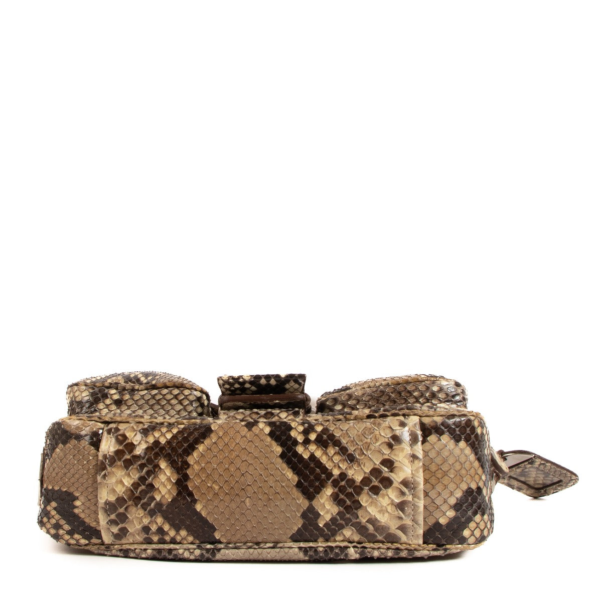 Prada Python Gesp Overslag Schoudertas