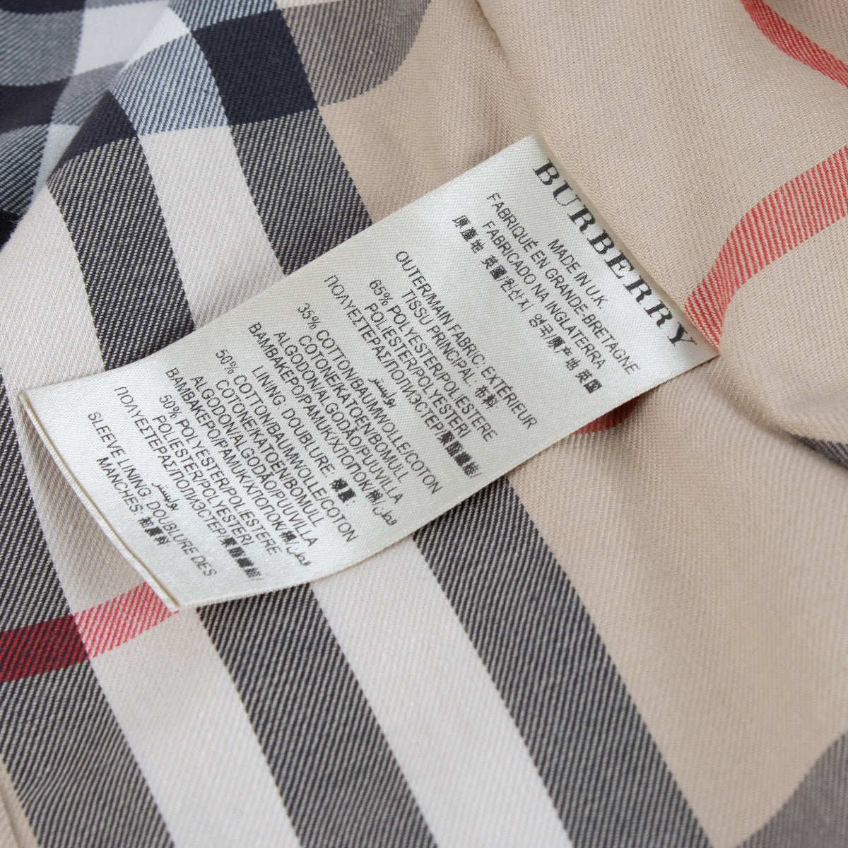 shop 100% authentic second hand Burberry Beige Trench Coat - Size IT40 on Labellov.com