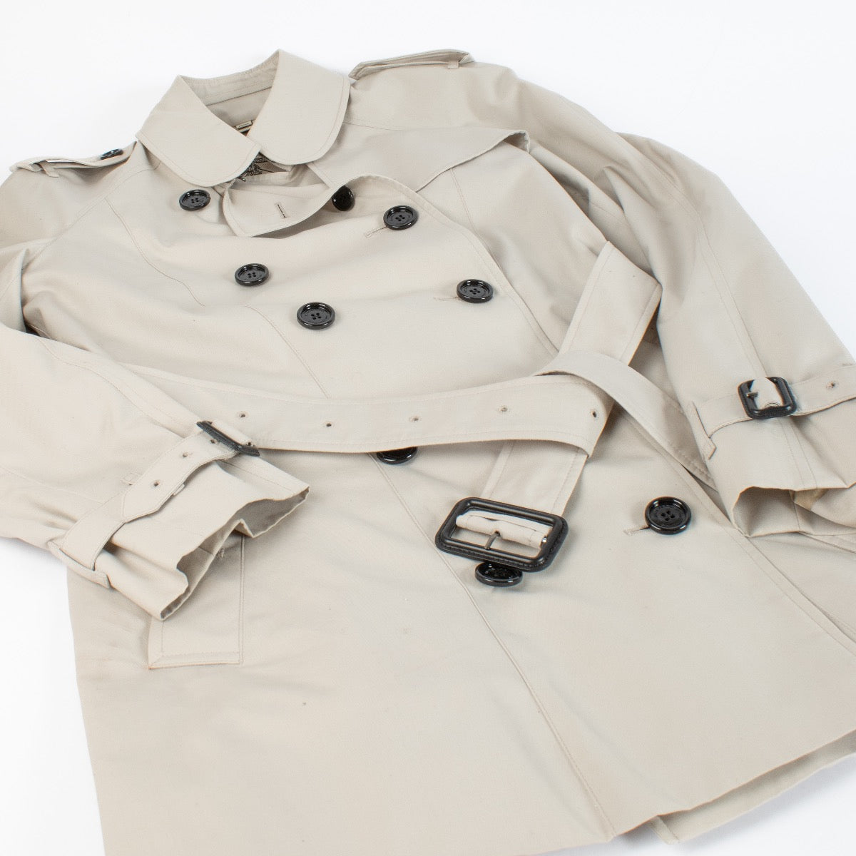 shop 100% authentic second hand Burberry Beige Trench Coat - Size IT40 on Labellov.com