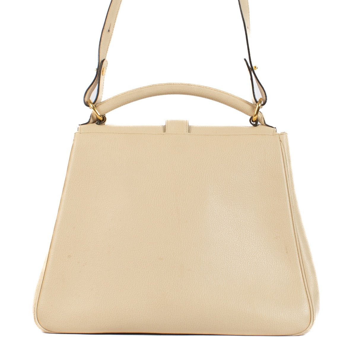 Shop 100% authentic Delvaux Leather Cream Gin Fizz Crossbody at Labellov.com.