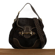Koop uw authentieke Gucci Brown Pony Hair Pelhalm Bag aan de beste prijs bij Labellov