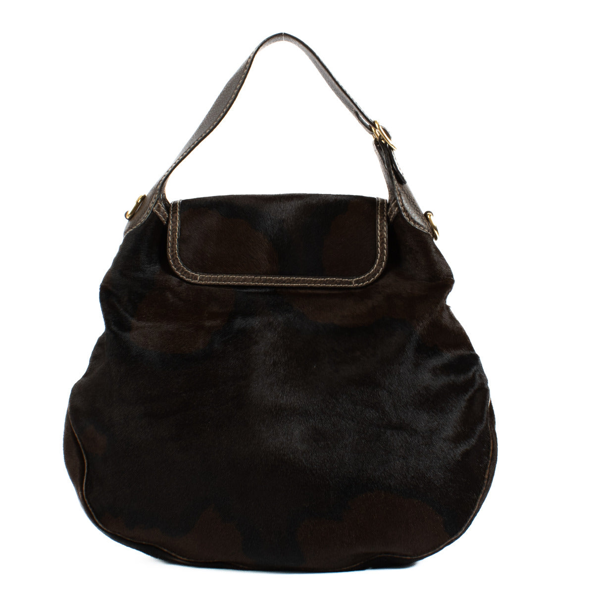Sac Pelhalm en poulain marron Gucci