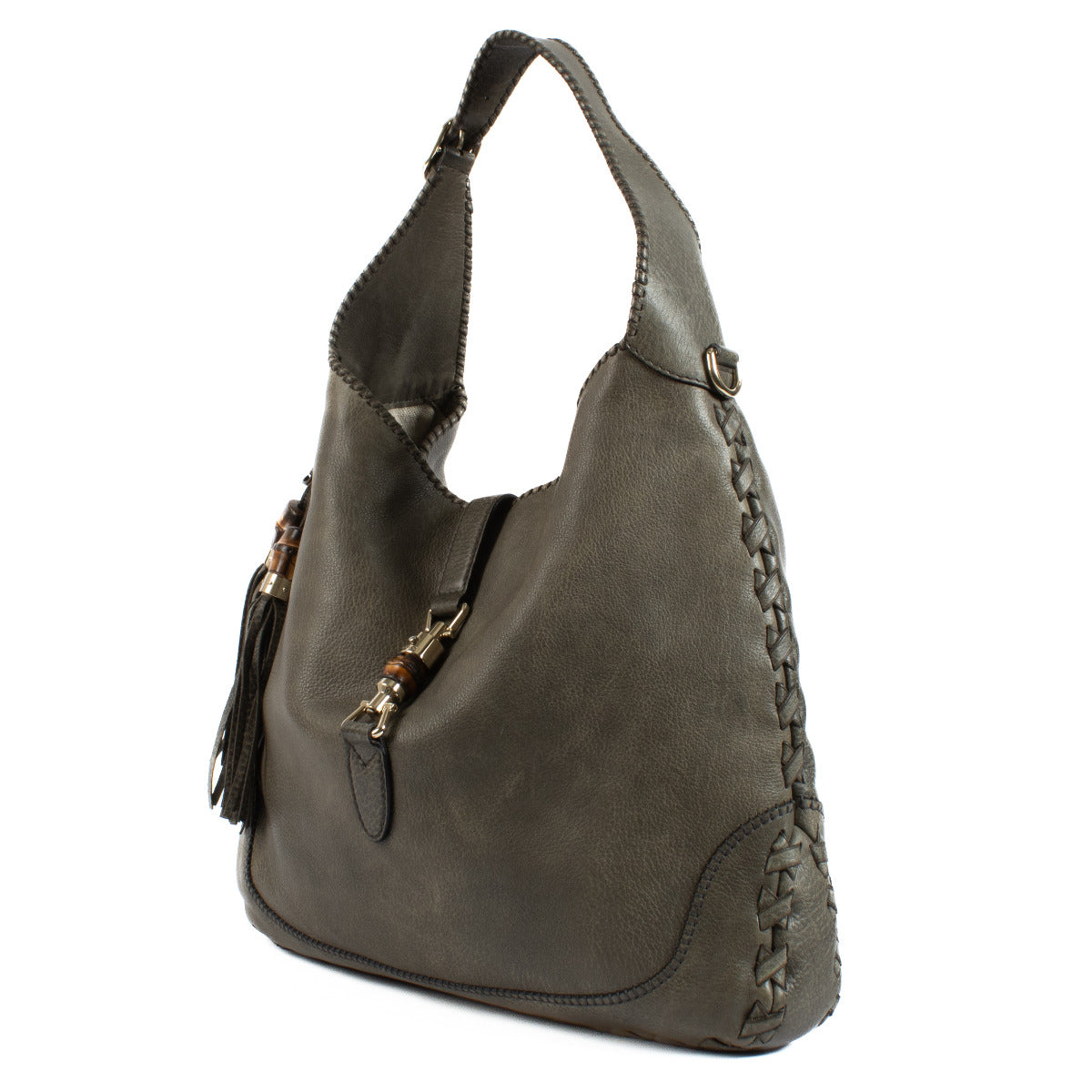 Gucci Olive Green Large New Jackie Bag aan de beste prijs te koop bij Labellov tweedehands luxe