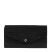 Shop 100% authentic Louis Vuitton black Josephine Epi Leather Wallet at Labellov.com.