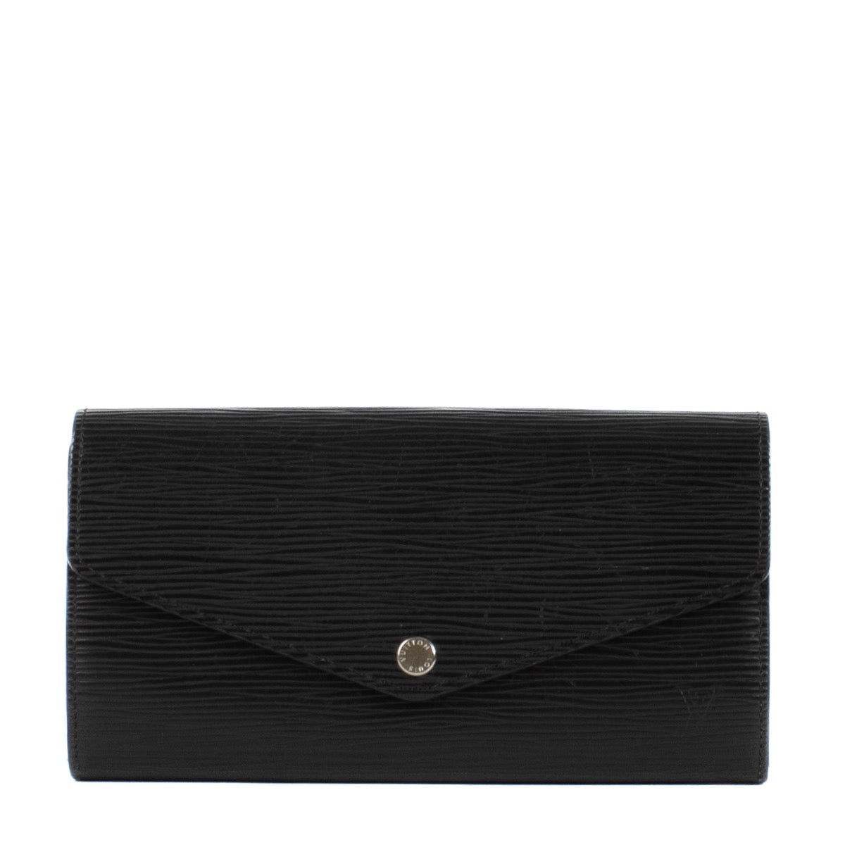Shop 100% authentic Louis Vuitton black Josephine Epi Leather Wallet at Labellov.com.