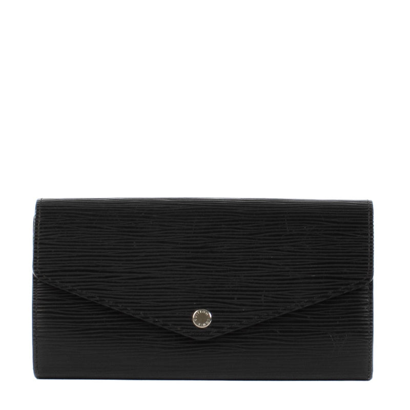 Shop 100% authentic Louis Vuitton black Josephine Epi Leather Wallet at Labellov.com.