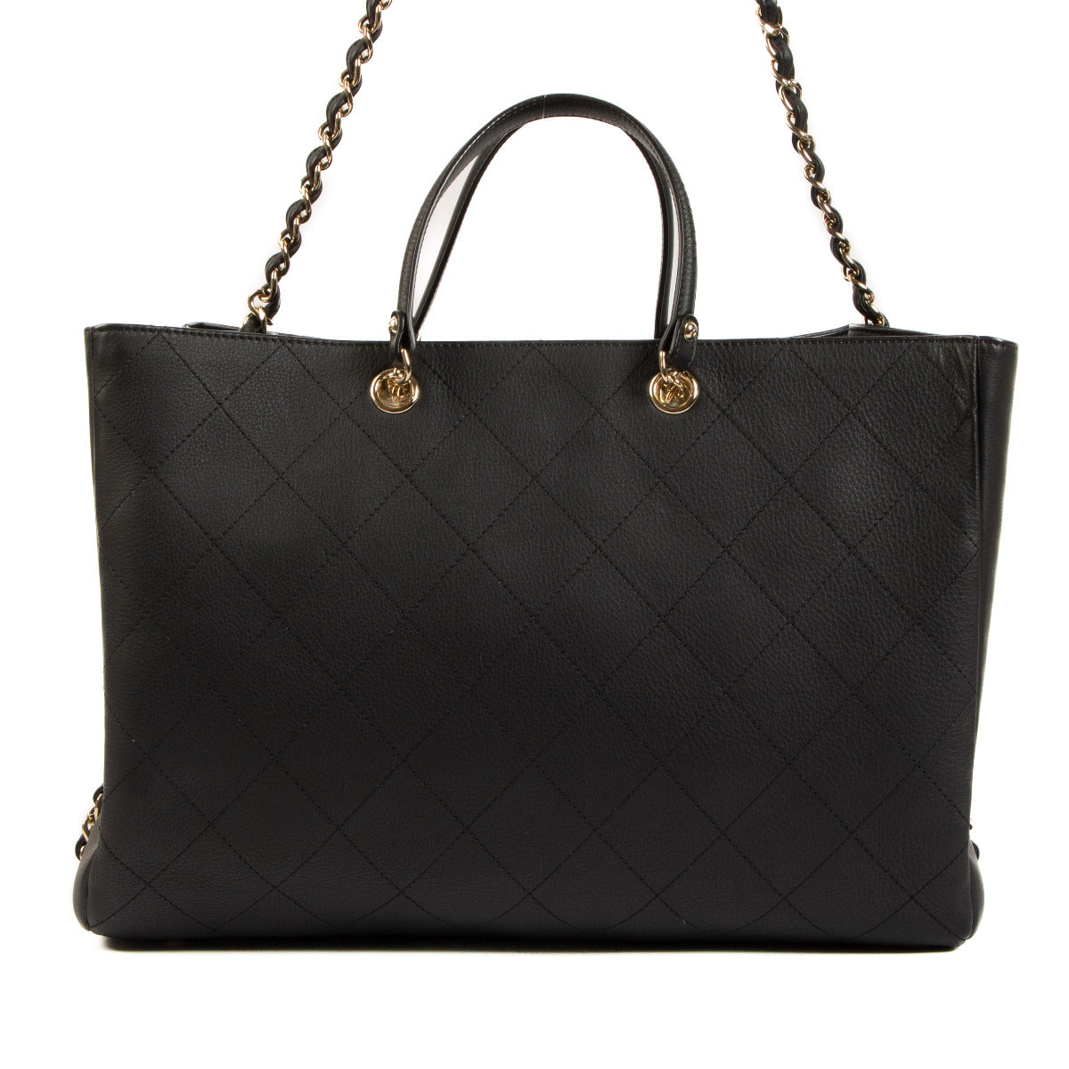 Chanel Black Large Bullskin Shopping Bag