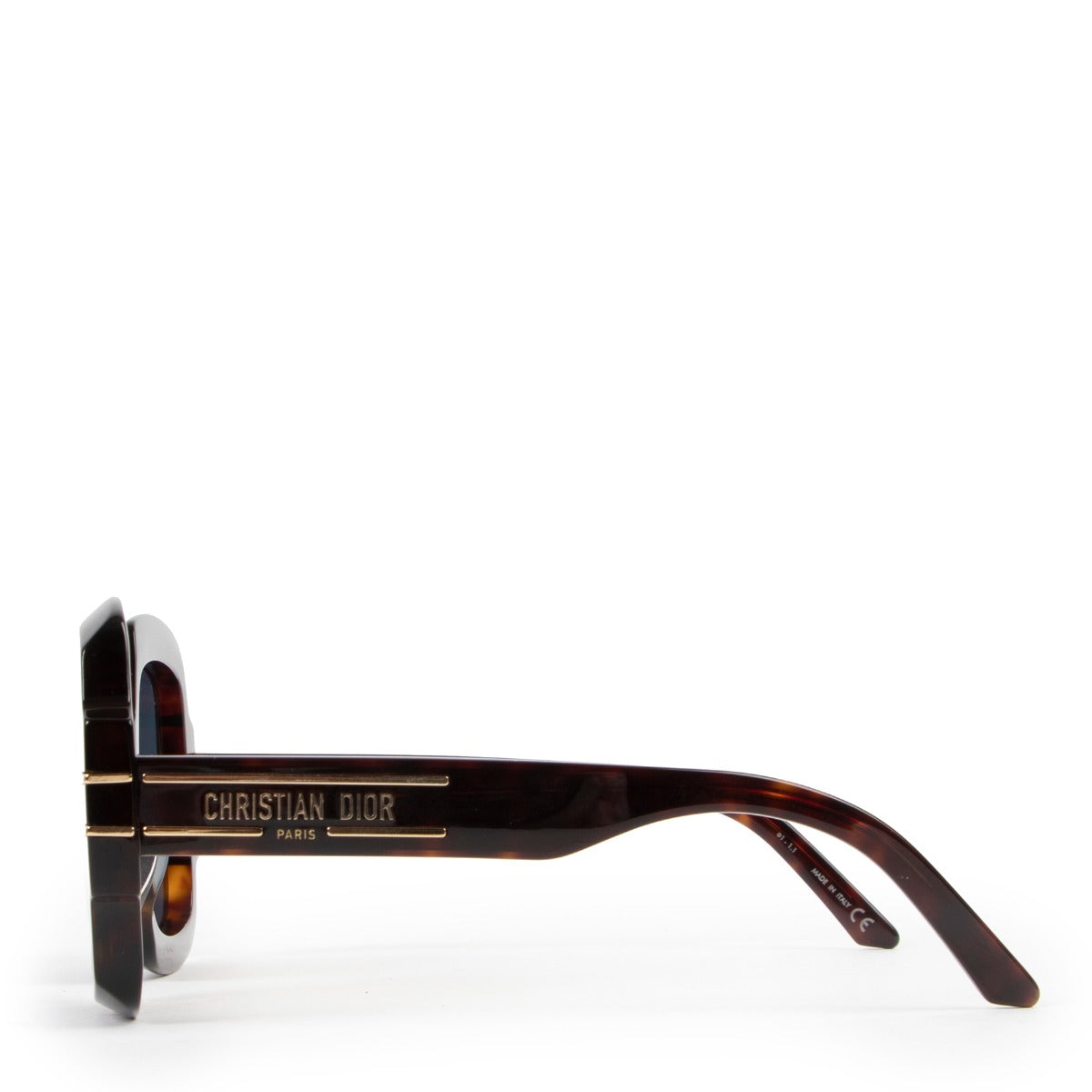 Christian Dior sunglasses, Christian Dior signature sunglasses, Christian Dior sunglasses in very good condition, Dior sunglasses in very good condition, Dior signature sunglasses, Dior brown sunglasses, Dior S1U sunglasses.