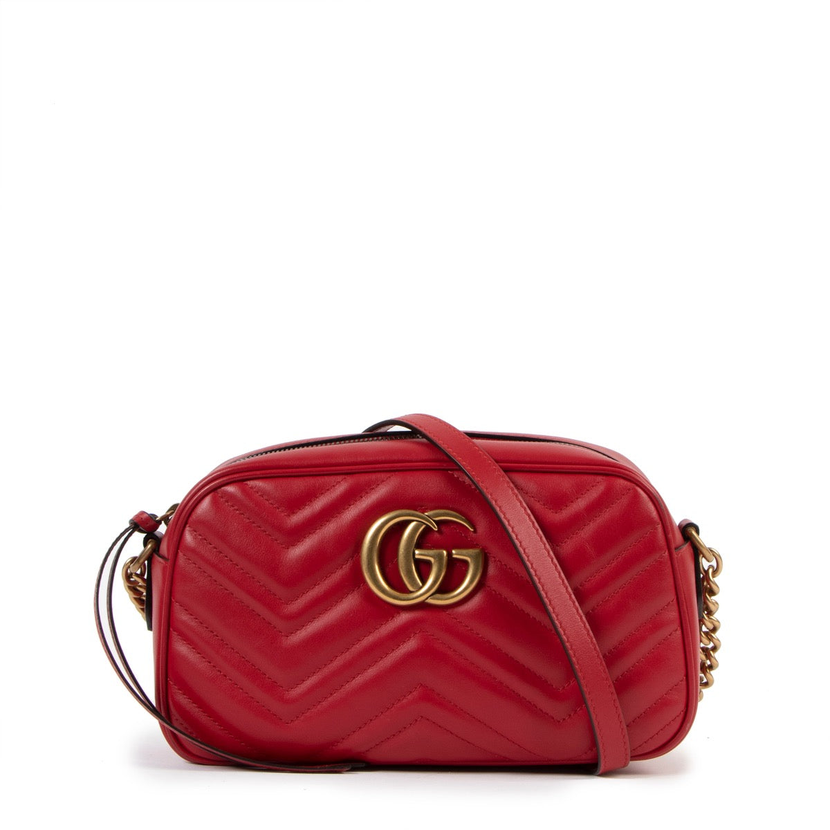 Authentic second hand Gucci GG Marmont Small Matelassé Shoulder Bag at Labellov
