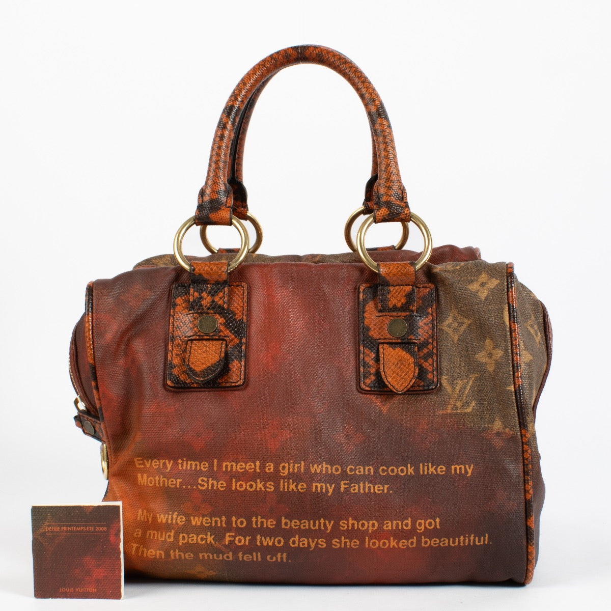 shop 100% authentic second hand Louis Vuitton Richard Prince Jokes Bag on Labellov.com