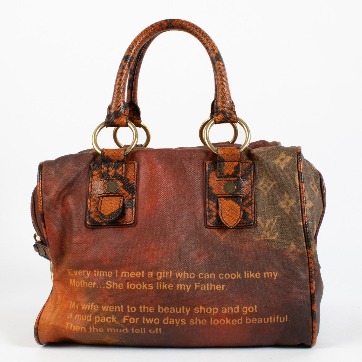 shop 100% authentic second hand Louis Vuitton Richard Prince Jokes Bag on Labellov.com