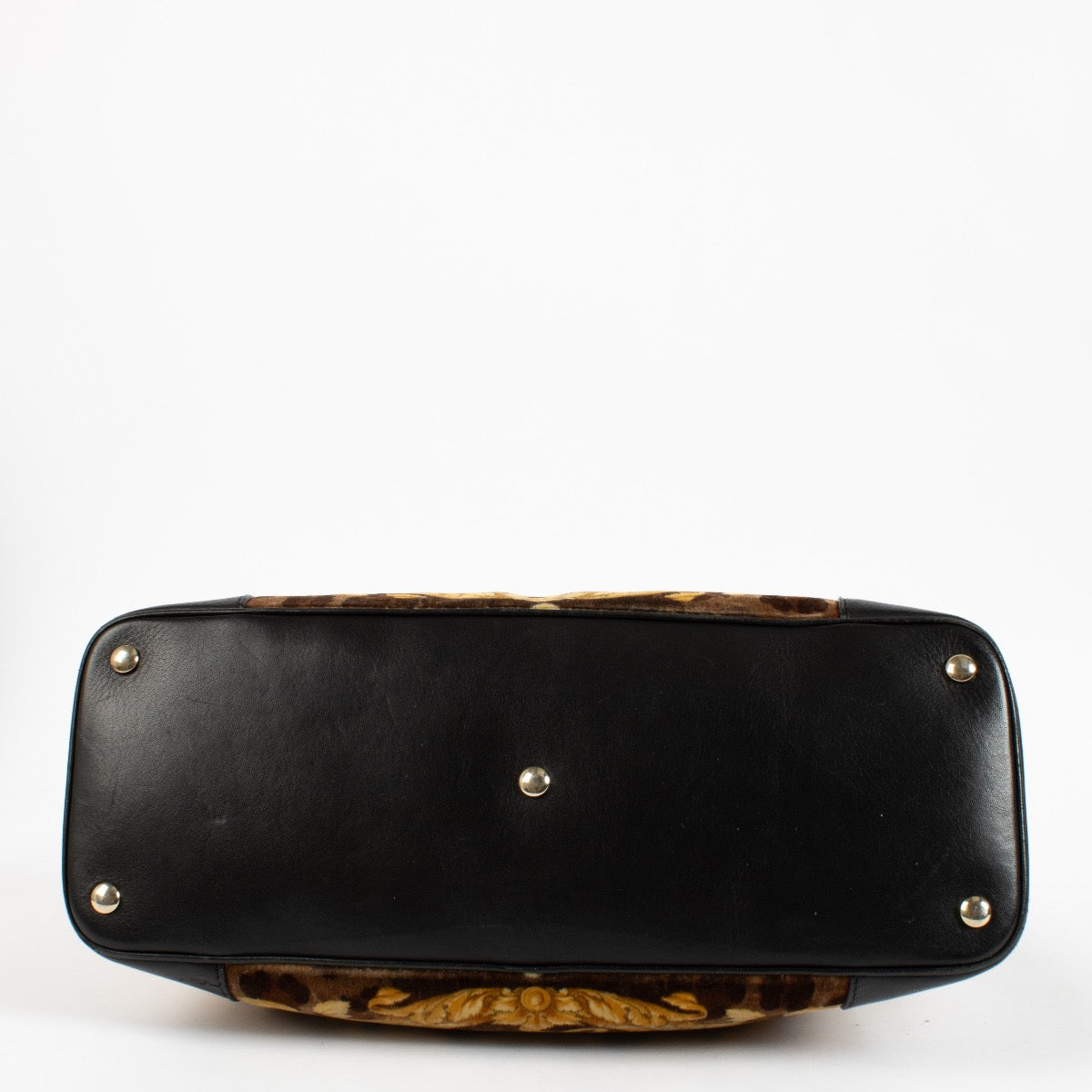 shop 100% authentic second hand Versace Black Barocco Velvet Bag on Labellov.com