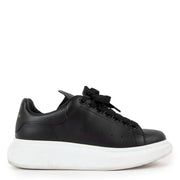 Alexander McQueen Black Leather Sneakers