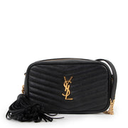Buy an authentic second hand YSL Mini Lou Black Leather Crossbody in excellent condition at Labellov.com